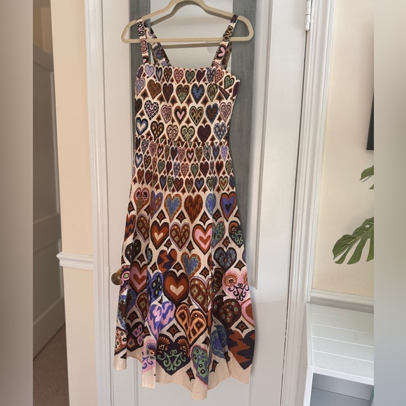 FARM Rio Multicolor Heart Pattern Dress - Picture 15 of 16